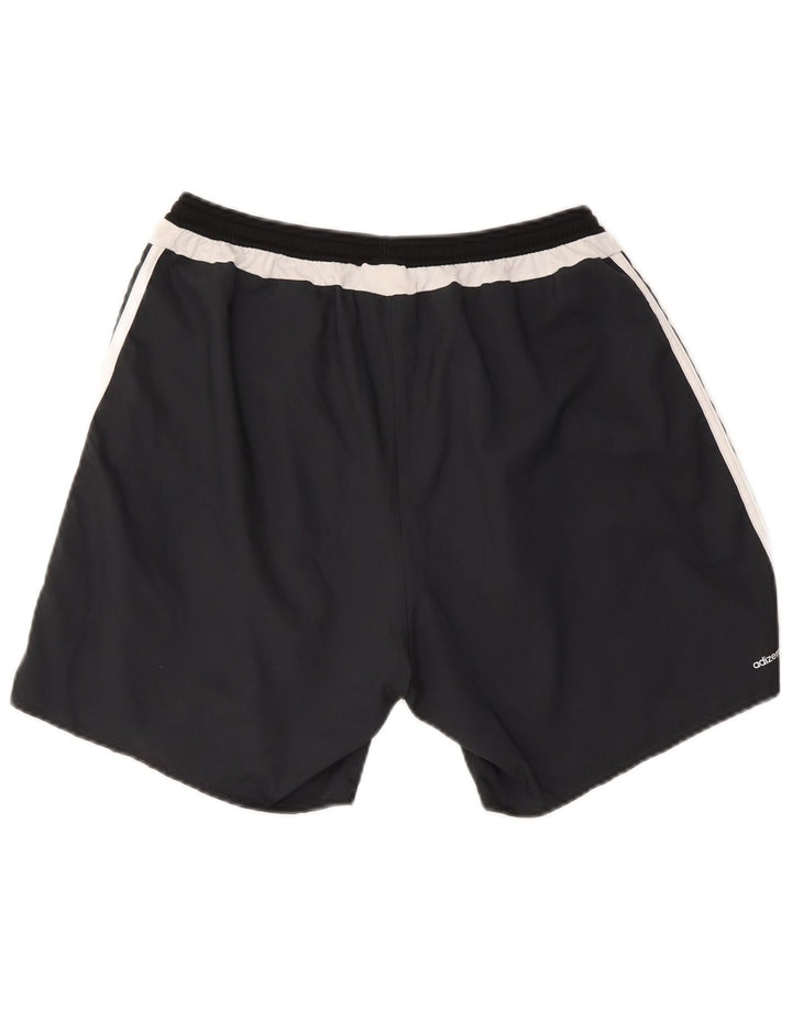 Adidas Mens Climalite Sport Shorts Large Grey Colourblock Polyester