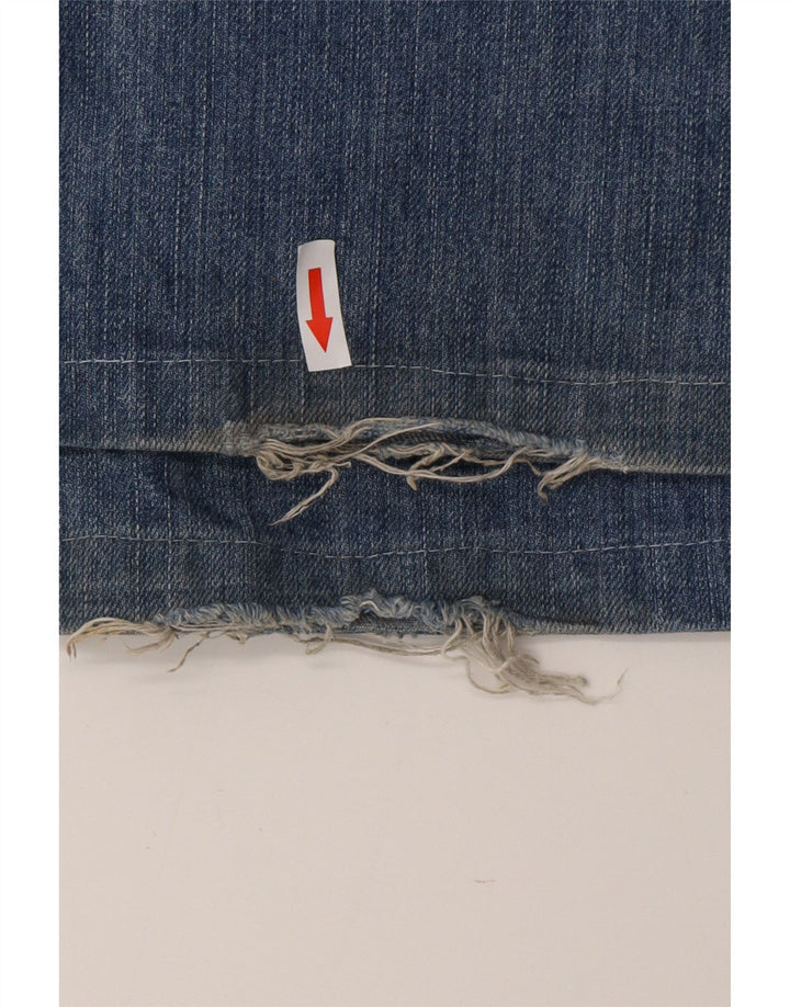 LEE Mens Denver Bootcut Jeans W32 L34 Blue Cotton