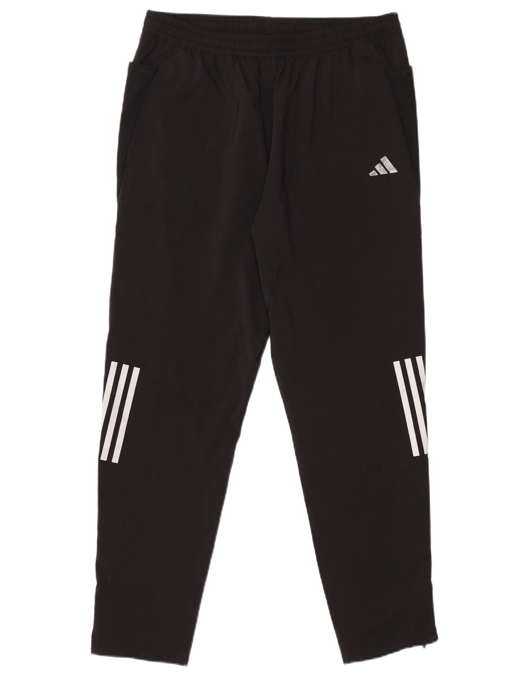 Adidas Mens Aeroready Regular Fit Tracksuit Trousers Large  Black Polyester