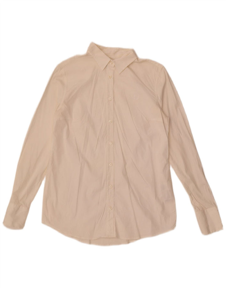 Fred Perry Womens Shirt UK 18 XL White Cotton