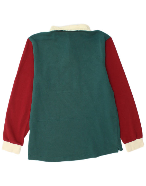 NIKE Mens Liverpool Graphic Rugby Polo Shirt Medium Burgundy Colourblock