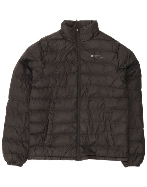 Mountain Warehouse Mens Padded Jacket UK 38 Medium Black Nylon