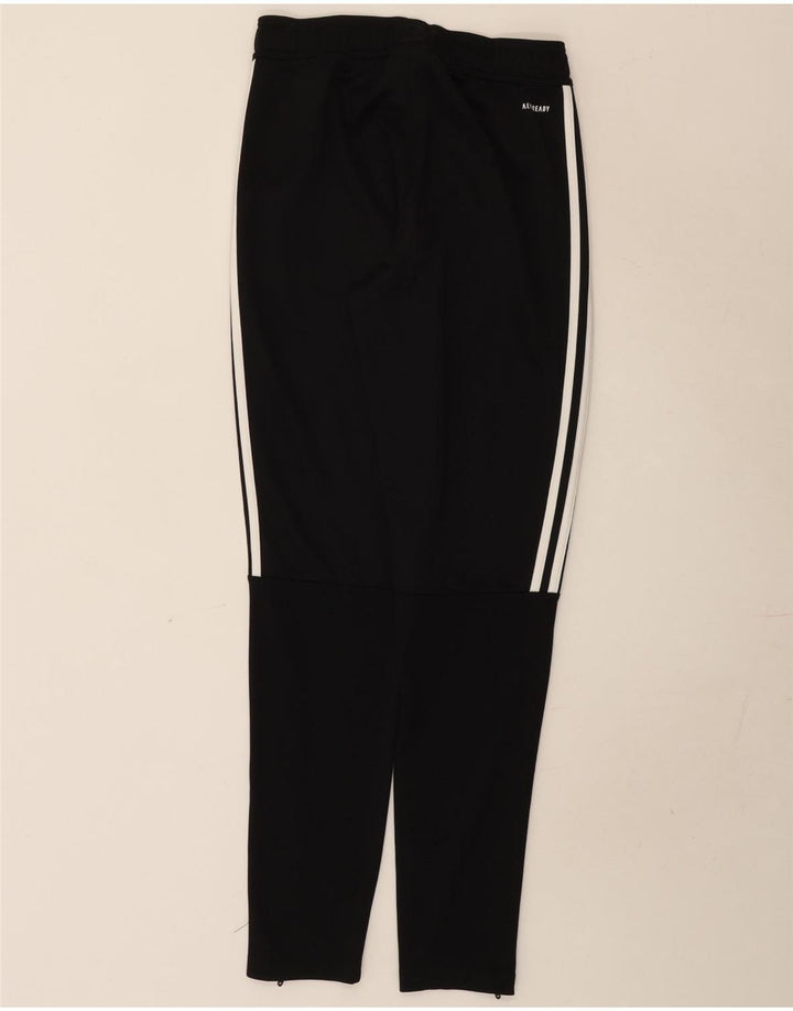 Adidas Mens Aeroready Tracksuit Trousers Small Black Polyester