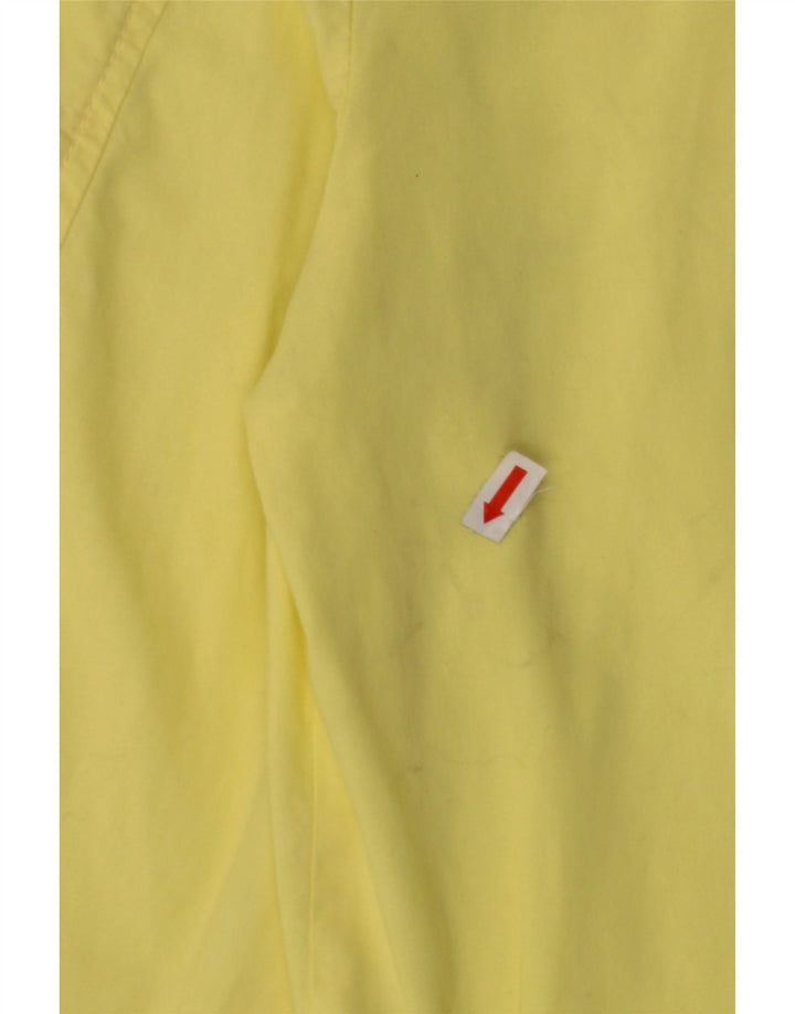 STEFANEL Womens Longline Double Breasted Blazer Jacket UK 14 Medium Yellow Vintage Stefanel and Second-Hand Stefanel from Messina Hembry 