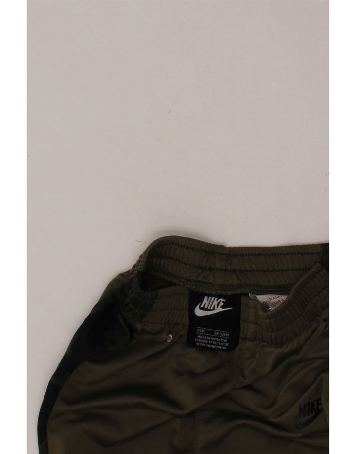 NIKE Baby Boys Joggers Tracksuit Trousers 18-24 Months  Khaki Camouflage
