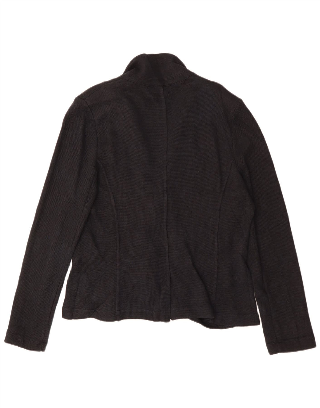 Whistles Womens 2 Button Blazer Jacket UK 16 Large  Black Cotton