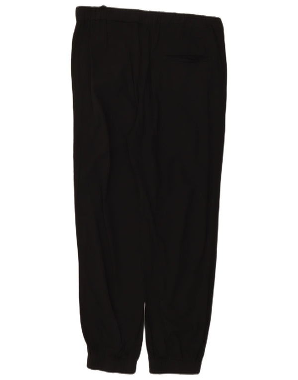 Cos Womens Joggers Cropped Trousers EU 38 Medium W30 L26 Black Viscose