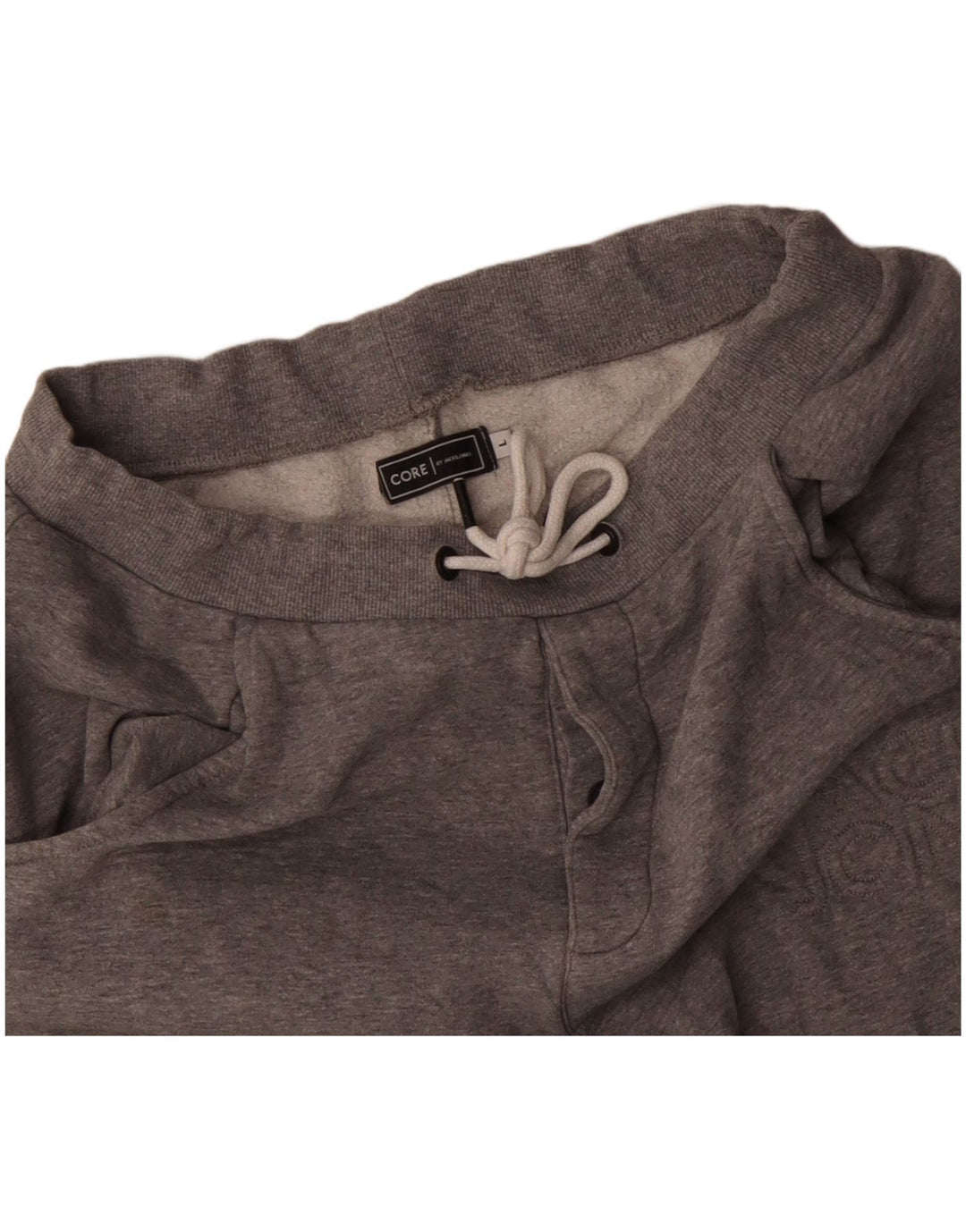 Jack & Jones Mens Sport Shorts Large Grey Cotton