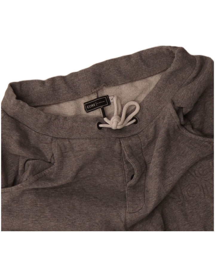 Jack & Jones Mens Sport Shorts Large Grey Cotton