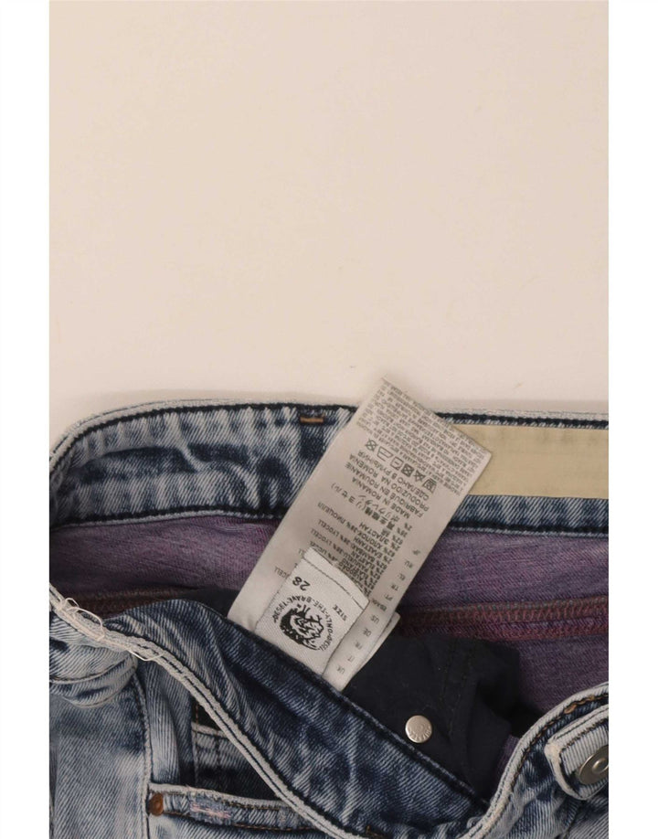 Diesel Womens Slim Jeans W28 L28 Blue Cotton