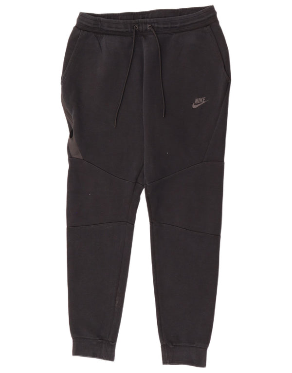 Nike Mens Tracksuit Trousers Joggers Medium Black Colourblock Cotton