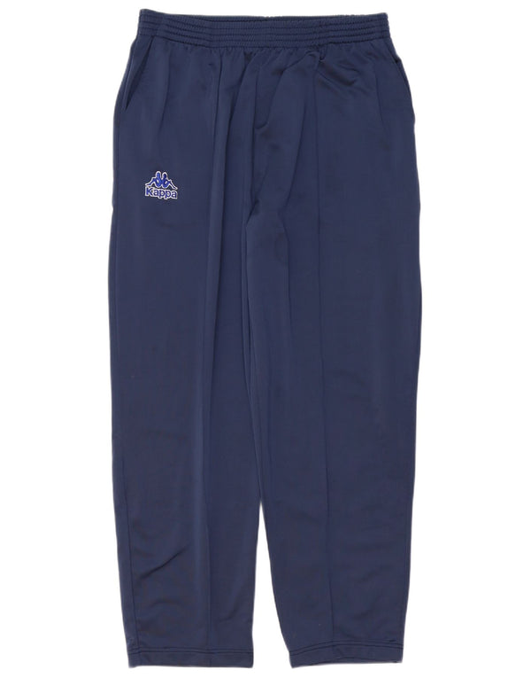 Kappa Boys Tracksuit Trousers 13-14 Years Large Navy Blue Polyester