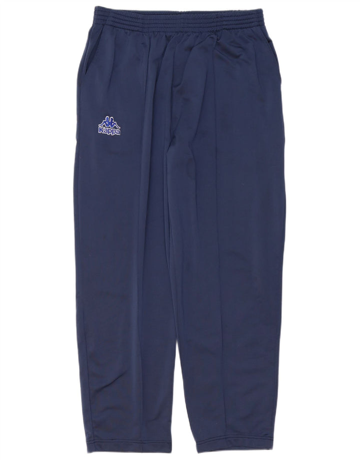 Kappa Boys Tracksuit Trousers 13-14 Years Large Navy Blue Polyester