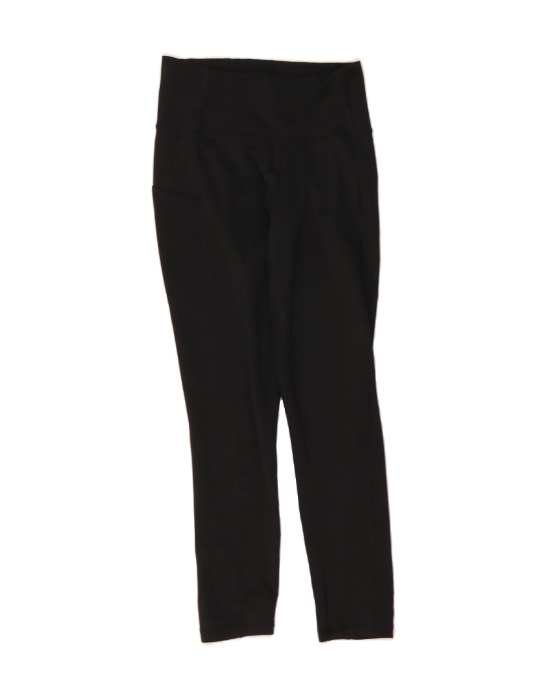 ADIDAS Womens Climalite Graphic Leggings UK 8/10 Small  Black Polyester Vintage Adidas and Second-Hand Adidas from Messina Hembry 