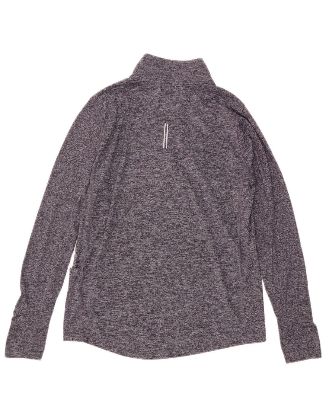 Nike Womens Dri Fit Pullover Tracksuit Top UK 10 Small Grey Flecked
