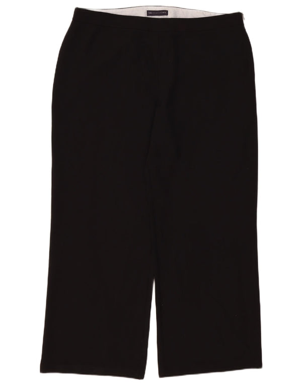 Marks & Spencer Womens Straight Suit Trousers UK 18 XL W40 L30 Black
