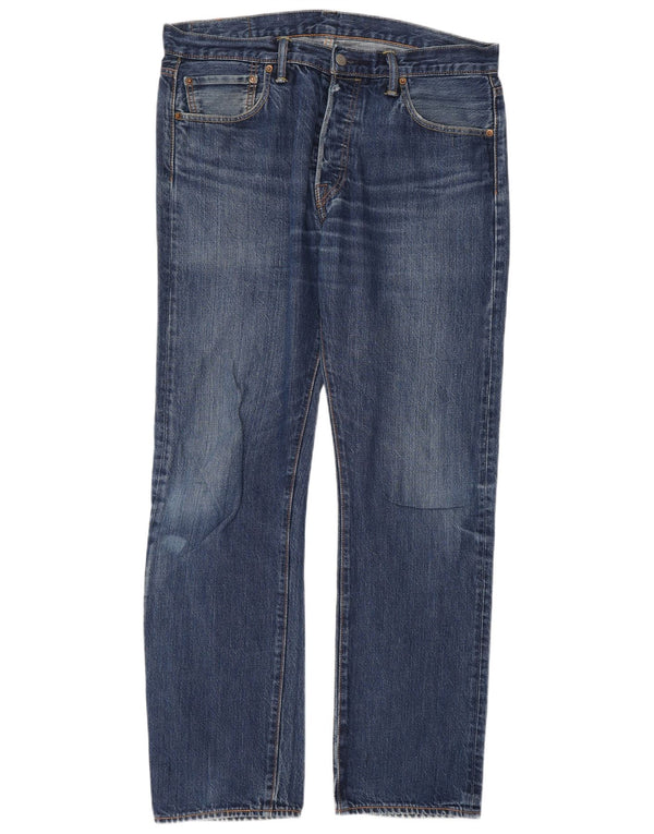 Levi's Mens 501 Straight Jeans W34 L32 Blue