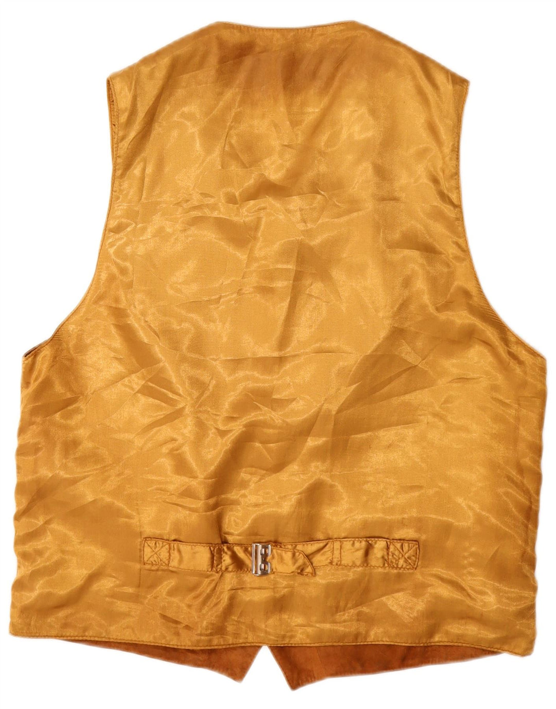 MABRUN Mens Suede Waistcoat IT 56 3XL Brown Leather