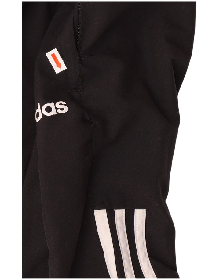 Adidas Mens Tracksuit Trousers Medium Black Striped Polyester