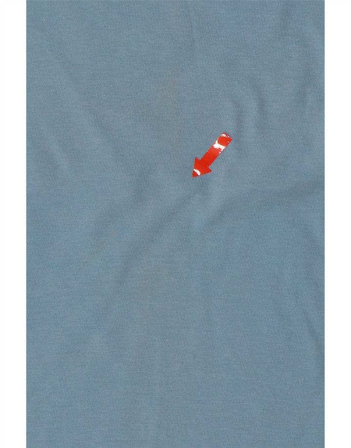 ADIDAS Mens T-Shirt Top Large Blue Cotton