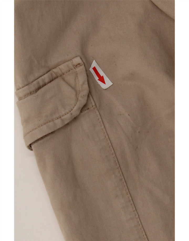 Zara Mens Joggers Cargo Trousers Medium W31 L27 Grey Cotton
