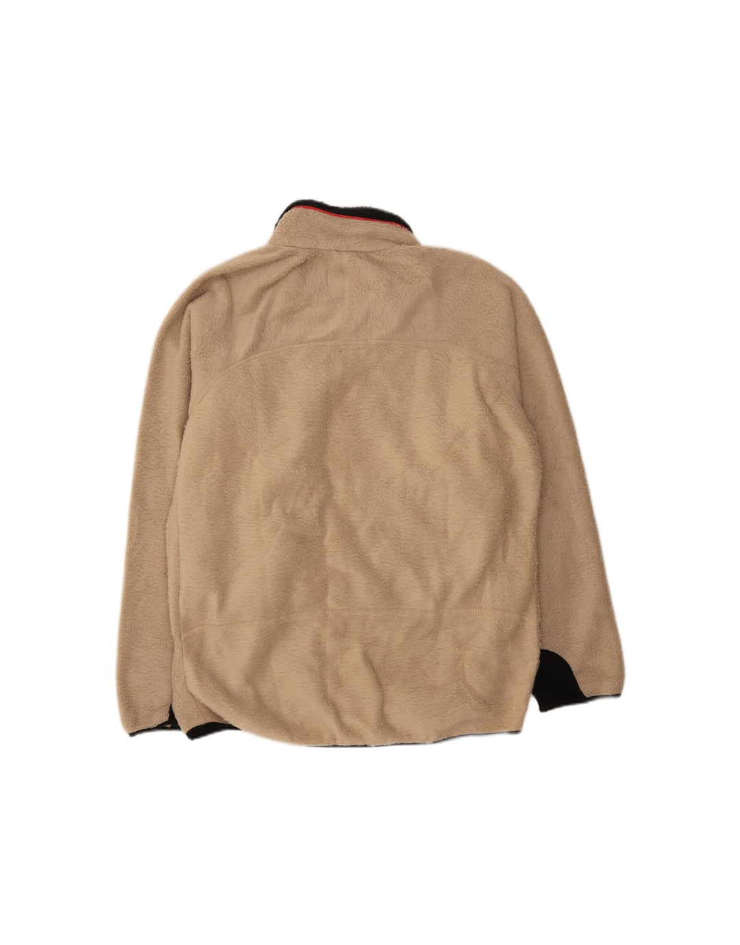 FILA Mens Fleece Jacket UK 40 Large Beige Polyester