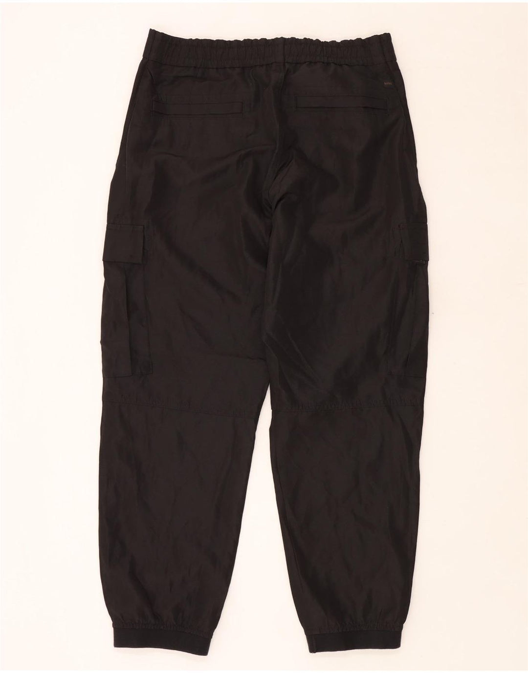 Hugo Boss Mens Joggers Cargo Trousers W34 L30 Black Polyester