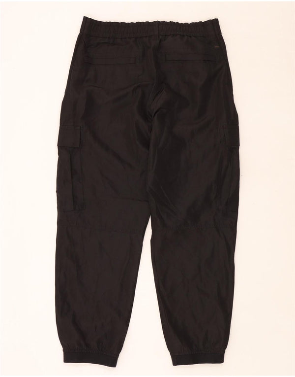 Hugo Boss Mens Joggers Cargo Trousers W34 L30 Black Polyester