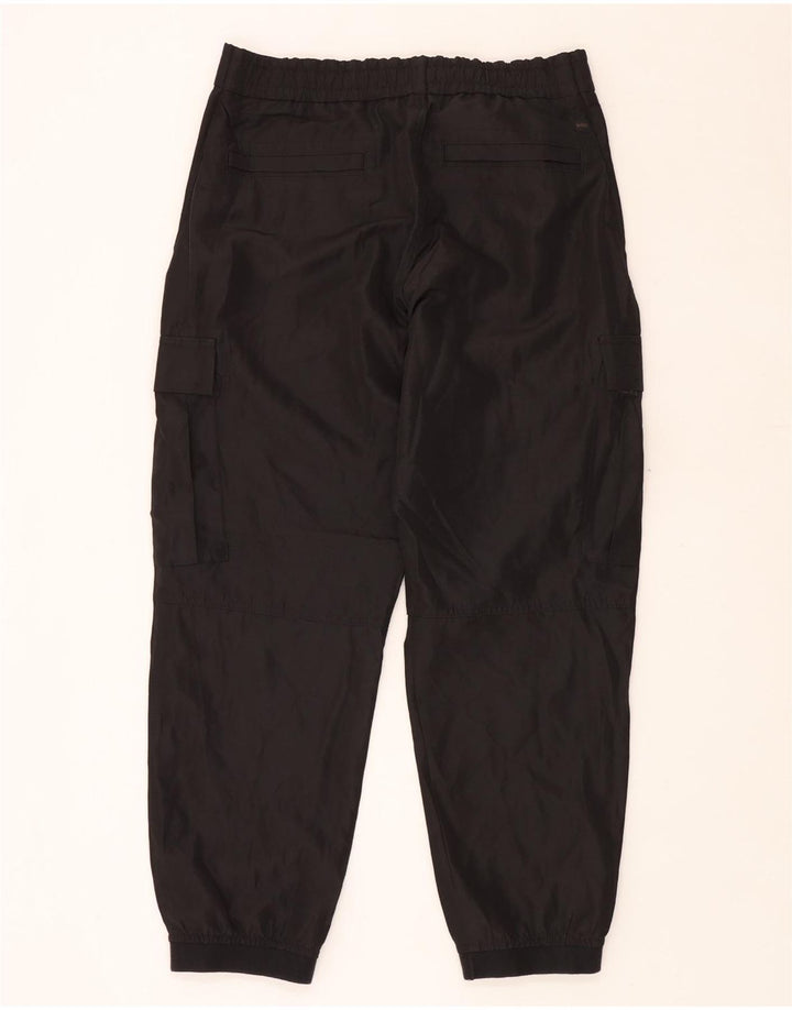 Hugo Boss Mens Joggers Cargo Trousers W34 L30 Black Polyester
