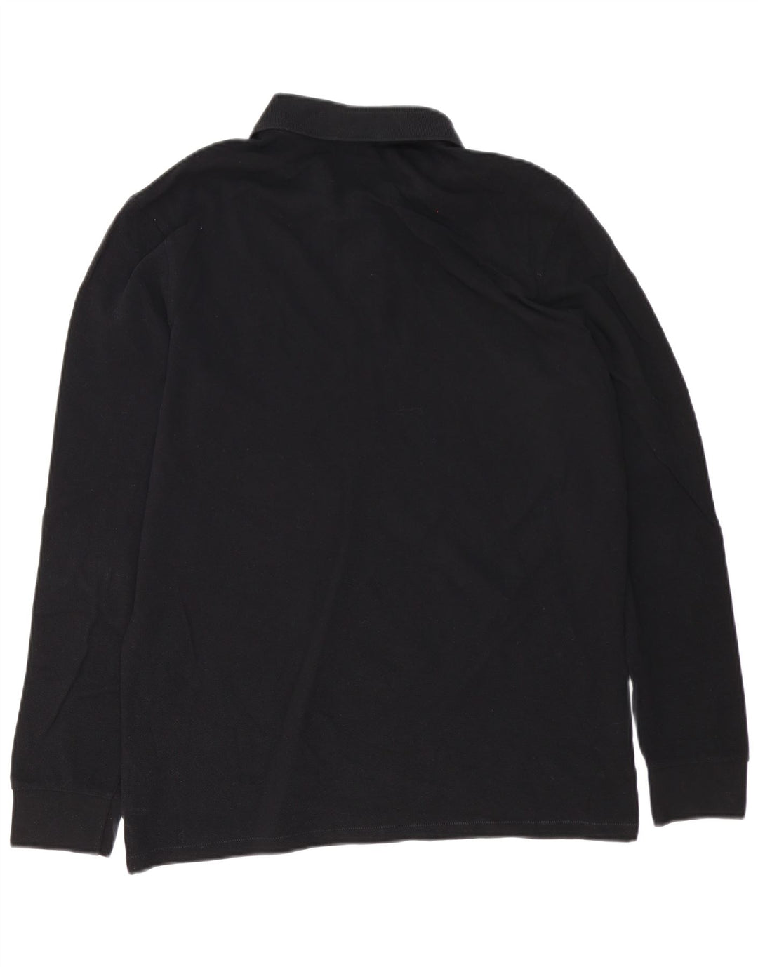 Paul Smith Mens Long Sleeve Polo Shirt Medium Black