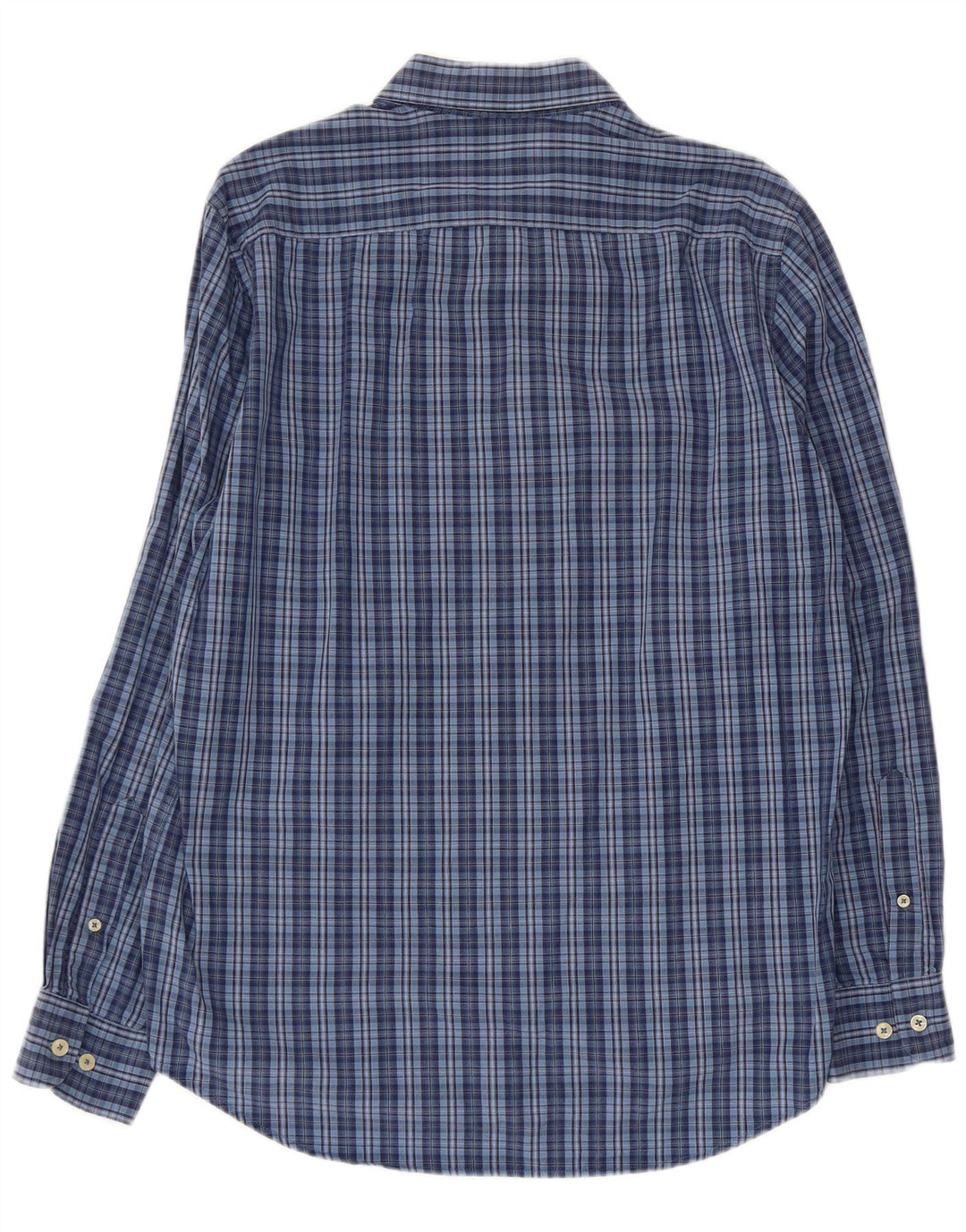 CARRERA Mens Regular Fit Shirt Large Blue Check Cotton