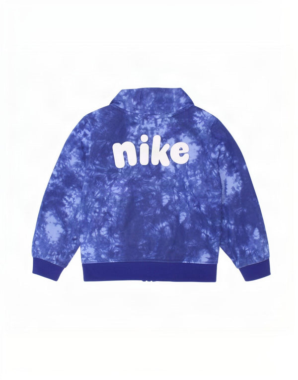Nike Baby Boys Graphic Tracksuit Top Jacket 18-24 Months Blue Tie Dye