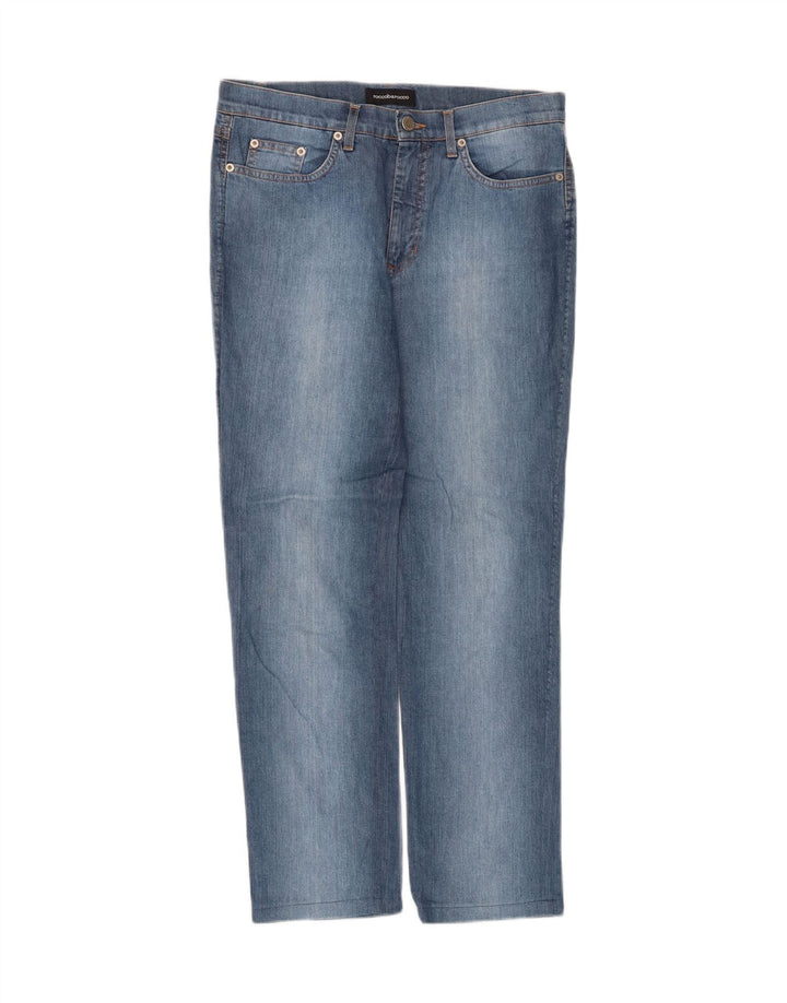 ROCCOBAROCCO Womens Straight Jeans  W31 L28 Blue Cotton Vintage Roccobarocco and Second-Hand Roccobarocco from Messina Hembry 