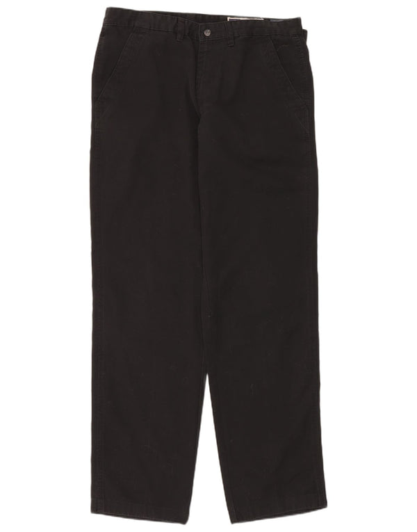 Carrera Mens Straight Chino Trousers W36 L34 Black Cotton