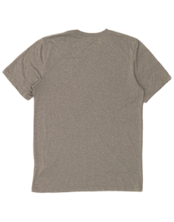 Nike Mens Dri Fit T-Shirt Top Small Grey Flecked Polyester