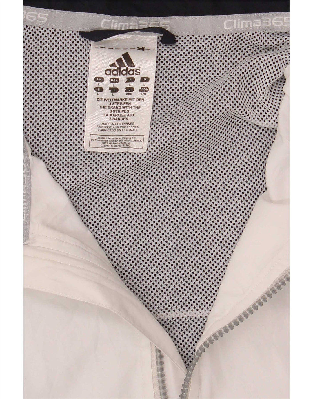 Adidas Mens Climacool Tracksuit Top Jacket Large Navy Blue Colourblock