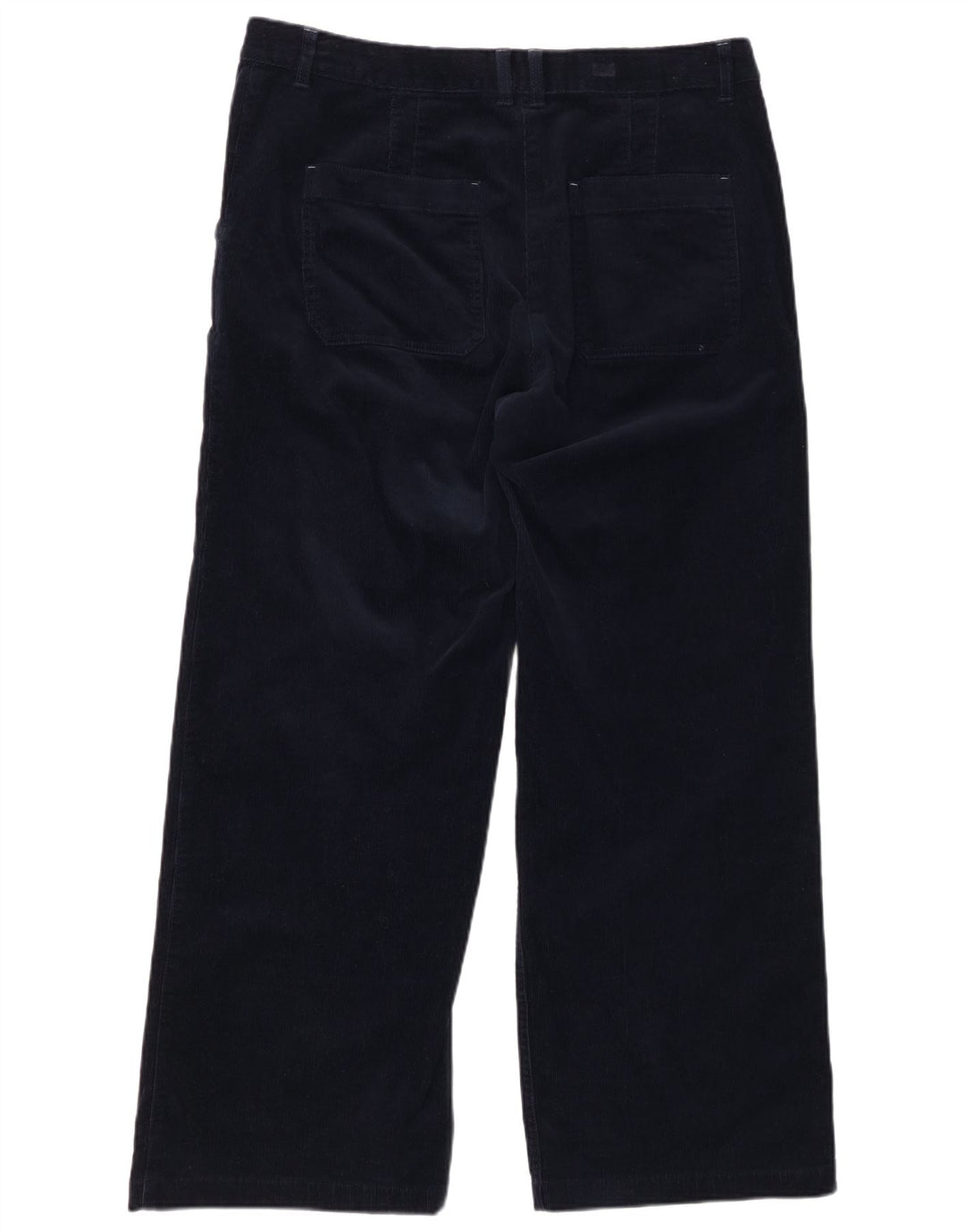 WHITE STUFF Womens Corduroy Trousers UK 16 Large W34 L29 Navy Blue