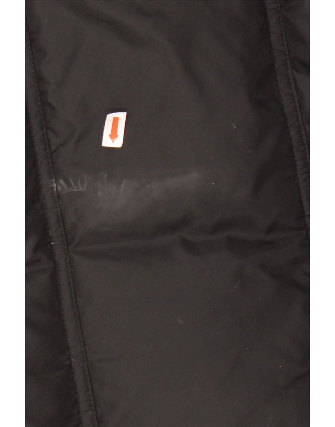 BENETTON Womens Padded Gilet UK 14 Medium Black Polyamide