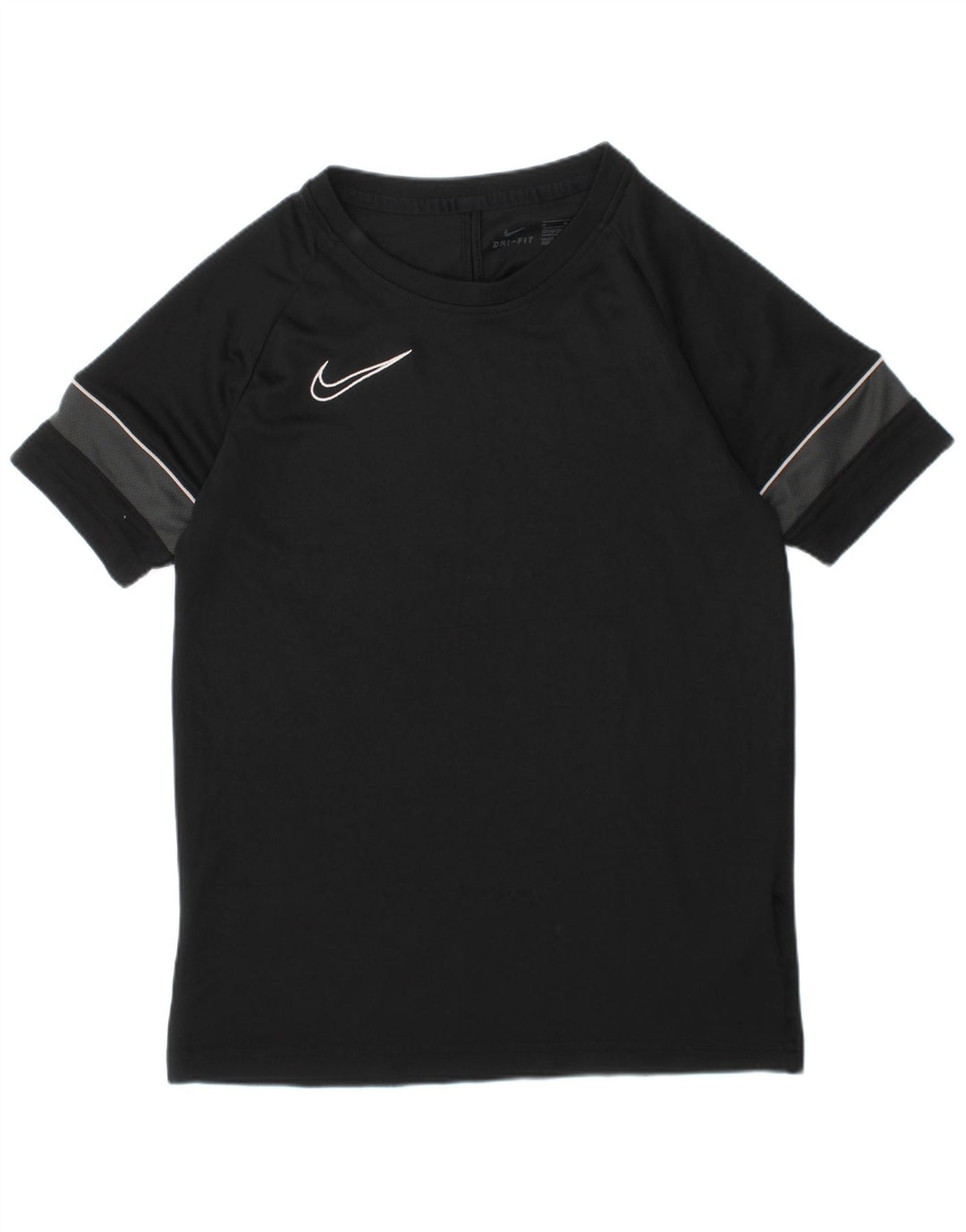 Nike Boys T-Shirt Top 10-11 Years Medium Black Polyester Sports