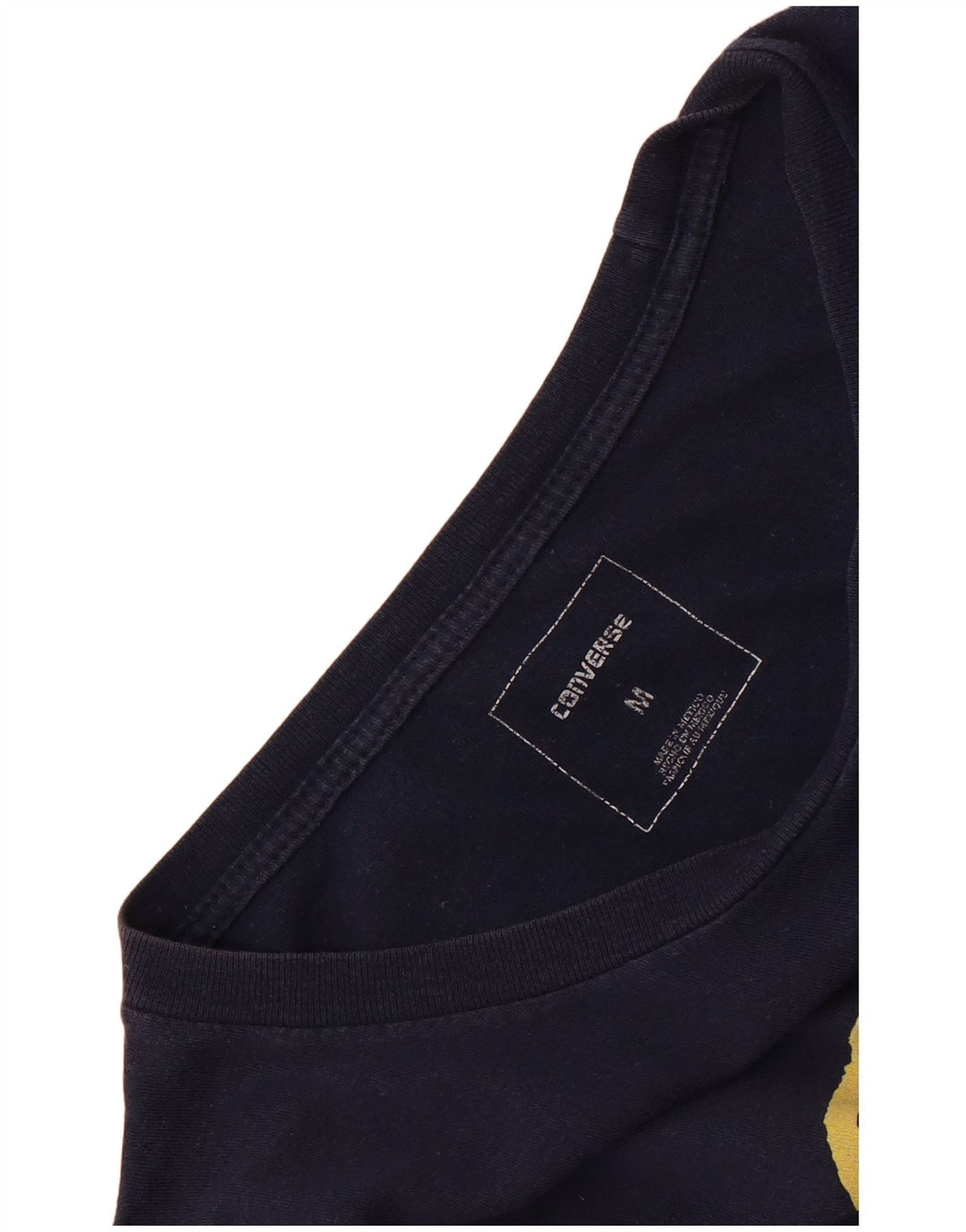 Converse Mens Graphic T-Shirt Top Medium Navy Blue