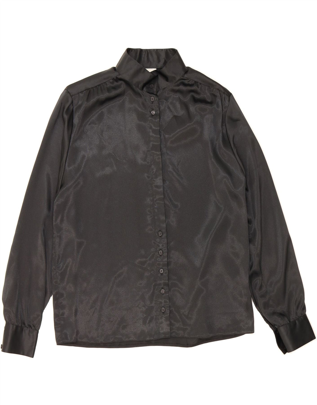 GOLDEN GATE Womens Shirt Blouse EU 36 Small Black Polyester Vintage Golden Gate and Second-Hand Golden Gate from Messina Hembry 