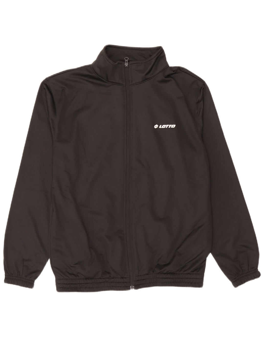 Lotto Mens Tracksuit Top Jacket Medium Black Polyester