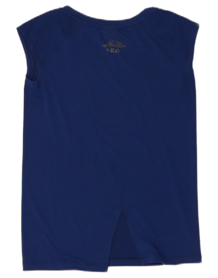 RAB Womens Vest Top UK 8 Small Navy Blue