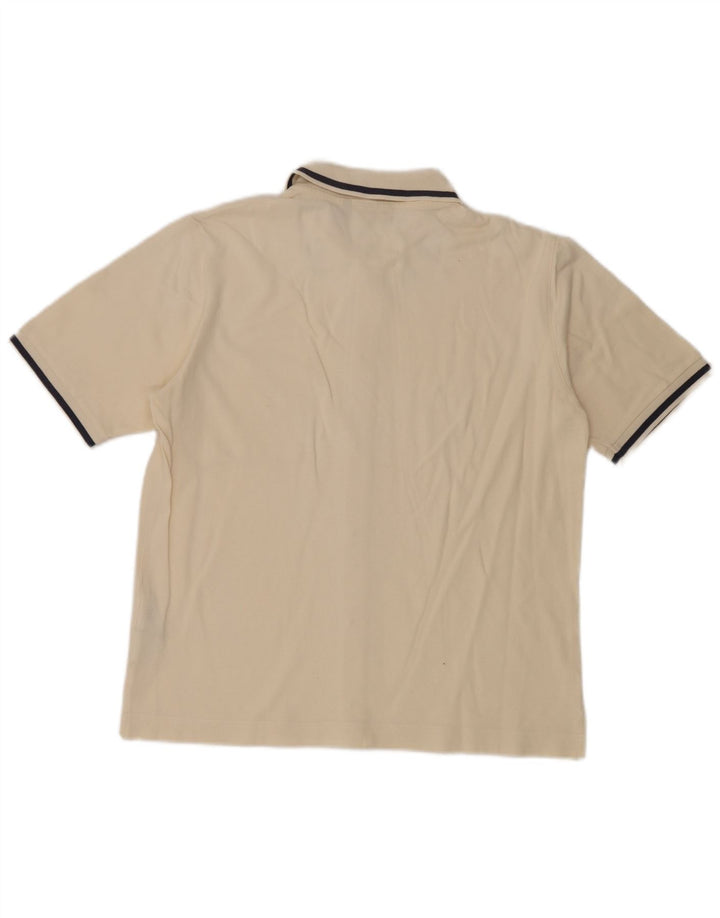 Diadora Mens Short Sleeve Shirt Medium White Cotton