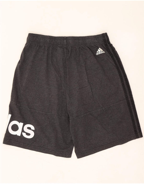 Adidas Mens Graphic Sport Shorts Large  Grey Cotton