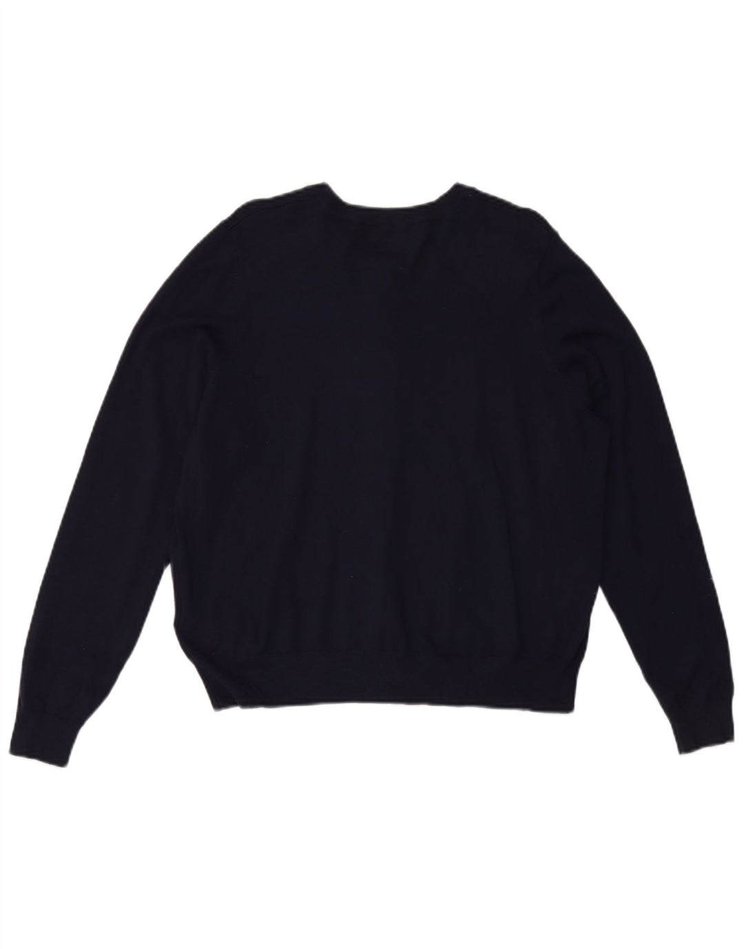 MARKS & SPENCER Womens Crop Cardigan Sweater UK 20 2XL Navy Blue Viscose