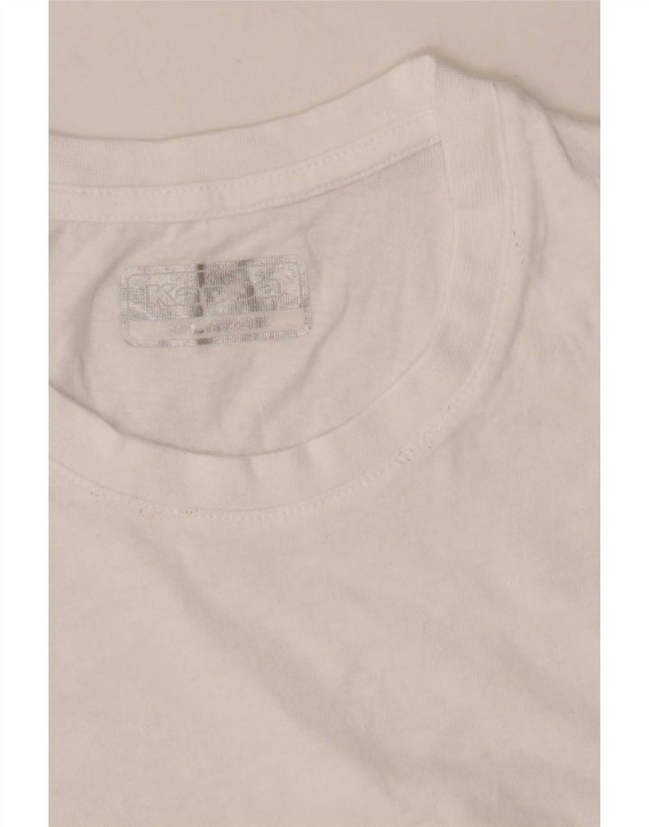 Kappa Mens T-Shirt Top XL White