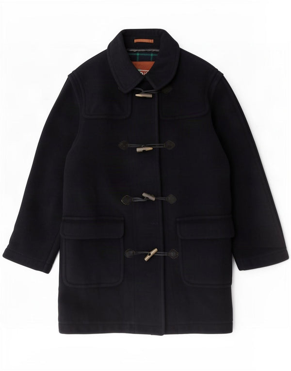 Rodrigo Mens Duffle Coat IT 48 Medium Navy Blue Wool