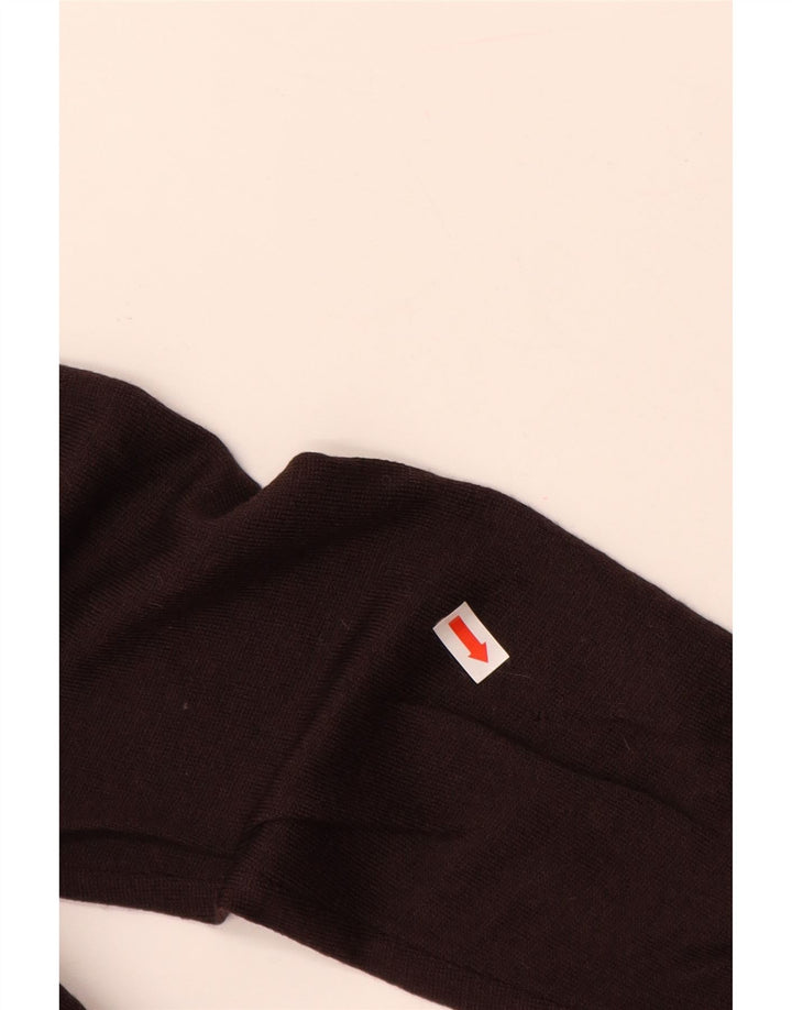 HOBBS Womens Boat Neck Jumper Sweater UK 12 Medium Brown New Wool