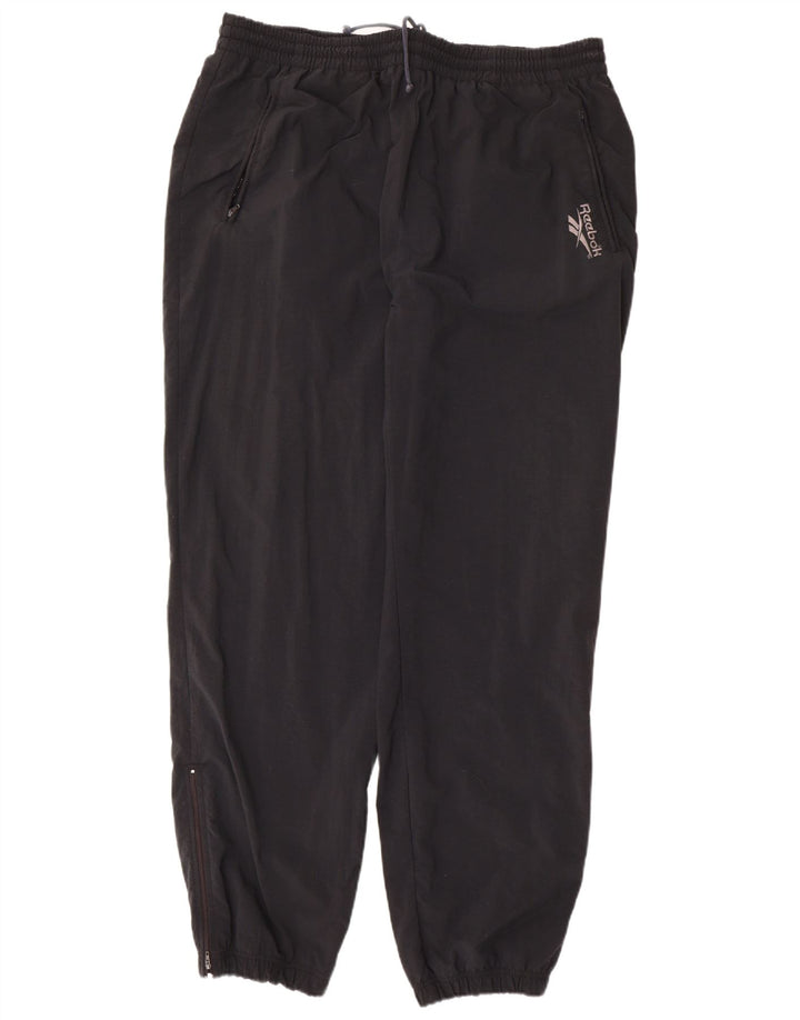 REEBOK Mens Tracksuit Trousers Joggers 2XL Black